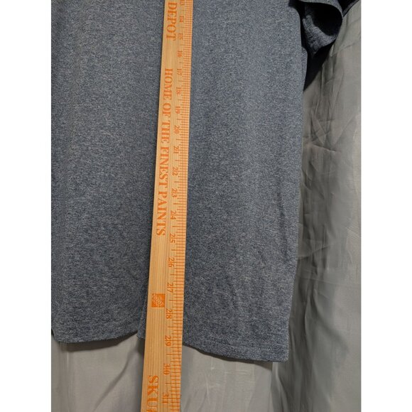 Dominos Pizza Gear Gray Button Polo Shirt Large Employee Uniform Mens Size M - Picture 4 of 7